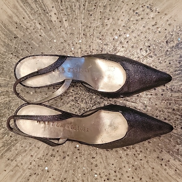 Walter Steiger Silver Gray heels - Picture 2 of 7